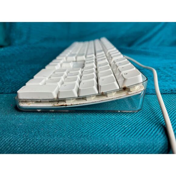 apple keyboard M9034LL/A white clear wired USB - Picture 7 of 12